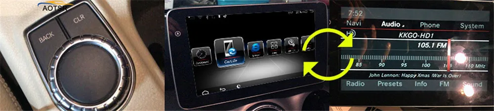 Clearance 4G+32G Android 9.0 Car DVD Player GPS Navigation For Mercedes-Benz GLK-X204 2008-2015 car auto radio video stereo Wifi head unit 14