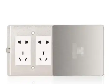 Cheap Push-pull Plug-in Slide Plug Into The Stainless Steel Socket Waterproof Five-hole Plug