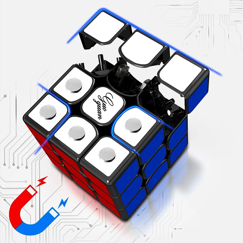 

MoYu GuoGuan YueXiao Magnetic Cube 3x3x3 Puzzle Magic Cube Professional 3x3 Speed Neo Cubes Educational Toy Cubo Magnetico Gifts
