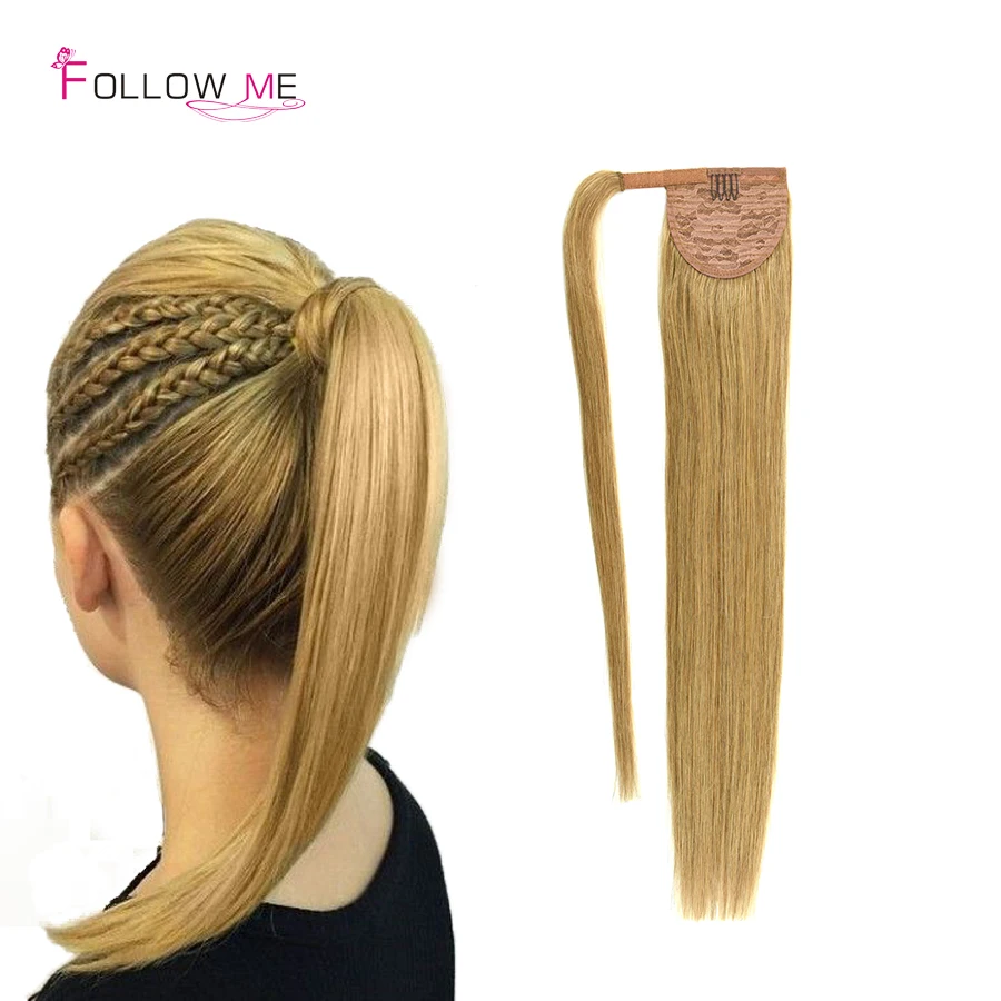 Unprocessed Peruvian Human font b Hair b font Ponytail Extension High Quality font b Brazilian b