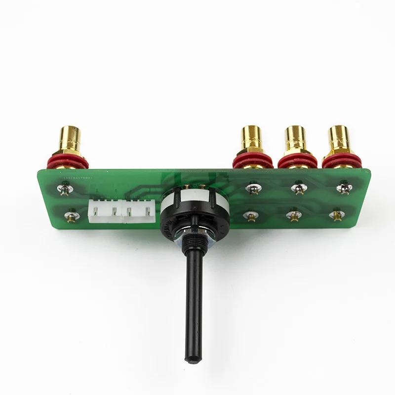 

LORLIN-UK pure copper silver plated selector switch dual channel 3-way audio input selector switch circuit board