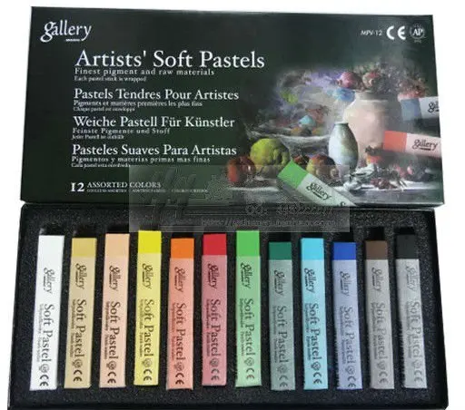 12 colors artists soft pastels temporary hair color pastel chalk
