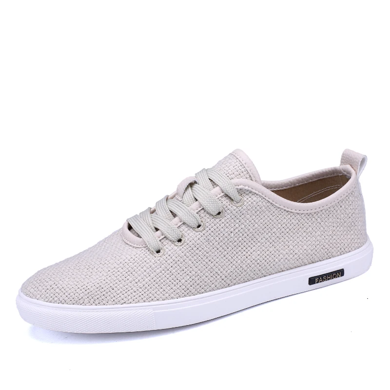 

New White Shoes Male Casual Fashion Shoes Loafers Men Off White Shoes Canvas Male Footwear Comfortable for Man Loafers 2019