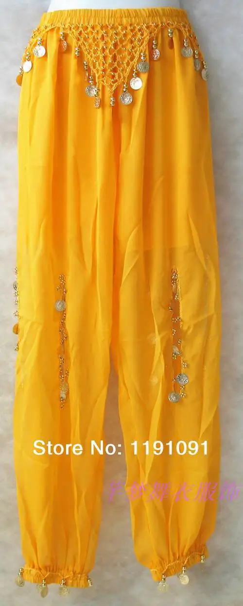 Belly dance indian dance bloomers chiffon pants belly dance bottoms