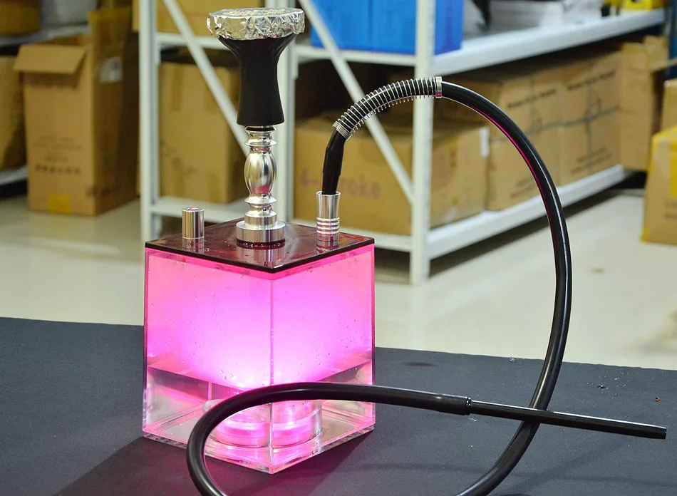 Hot Sell Hookah Styles colorful Hookah High Quality And Cheap factory Russian Shisha led hookah