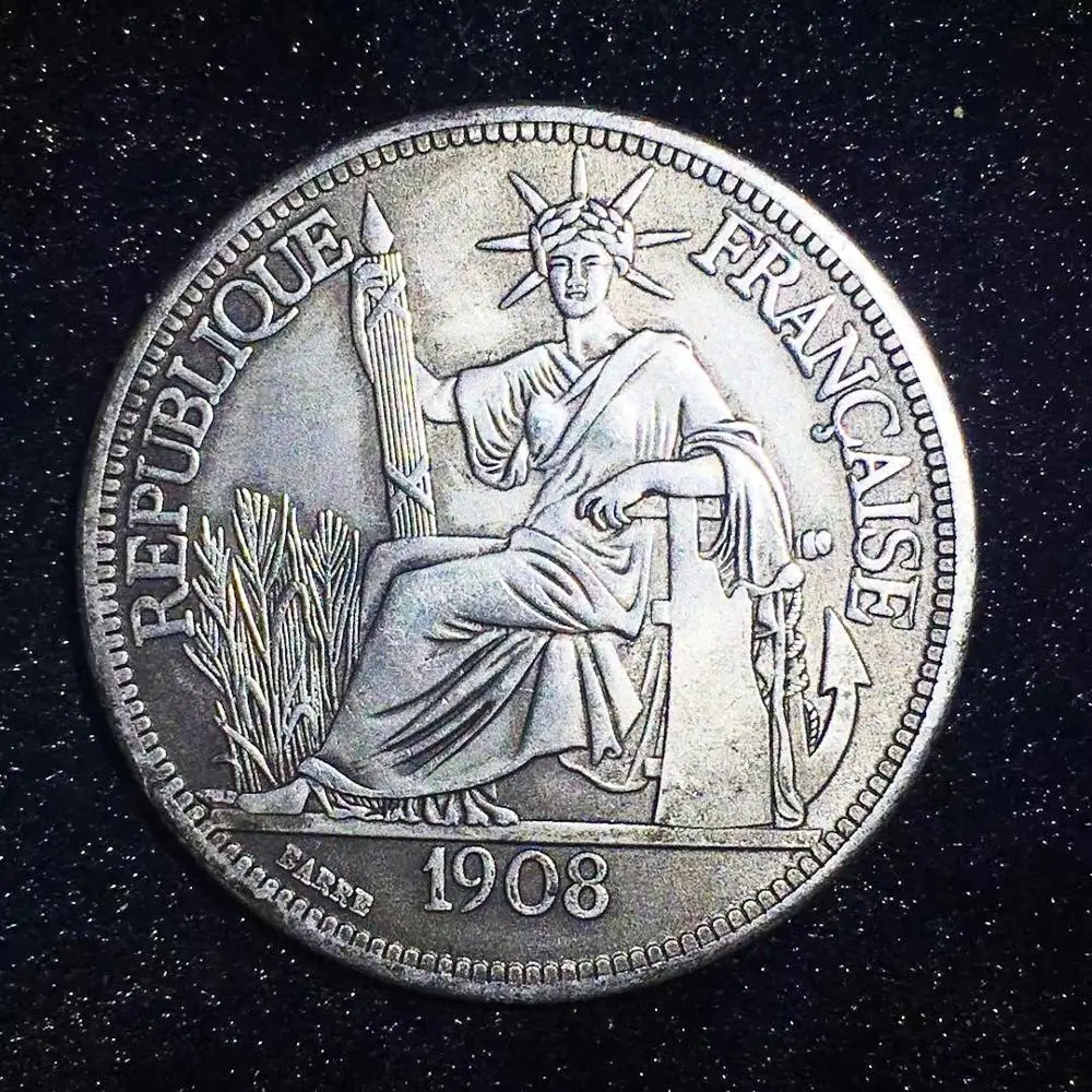 Получить купон 1908 США Серебряная монета Украины свобода Франция евро монеты