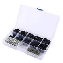 1 Box of 610Pcs 2 54MM Housing Connector Kit Female Male Terminal Jumper Wire Crimp Pin