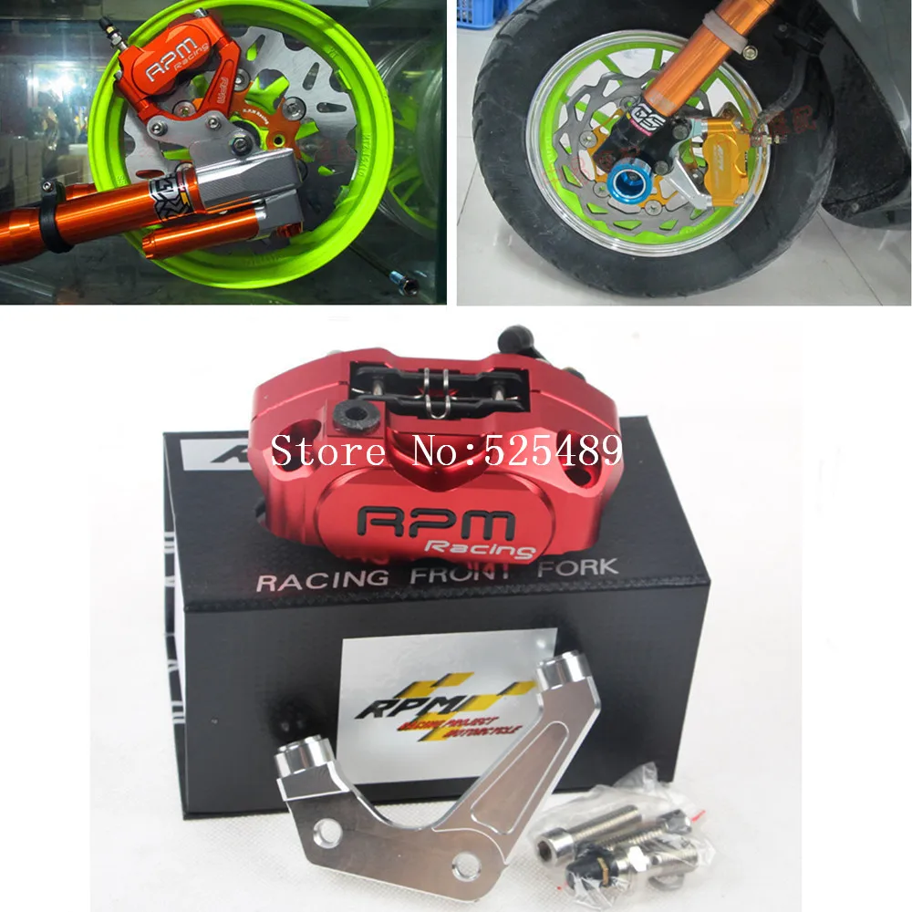 

For Yamaha Aerox Nitro BWS 100 JOG 50 rr RPM CNC Motorcycle Scooter Brake Caliper+200mm/220mm Disc Brake Pump Adapter Bracket