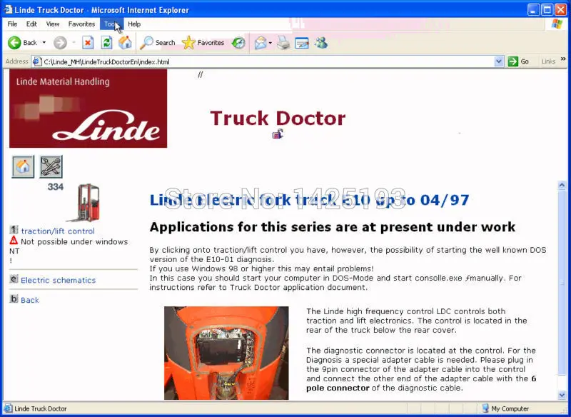 

Linde Pathfinder 3.6.11 [12/2018]+Truck Doctor 2.01.05+ Service Guide LSG 5.2.2 Never expired