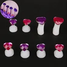 4 шт./лот силиконовые носком разделительная лапка разделитель пальцев для дома и салона Применение педикюр разбрасыватель DIY Инструменты ногтей