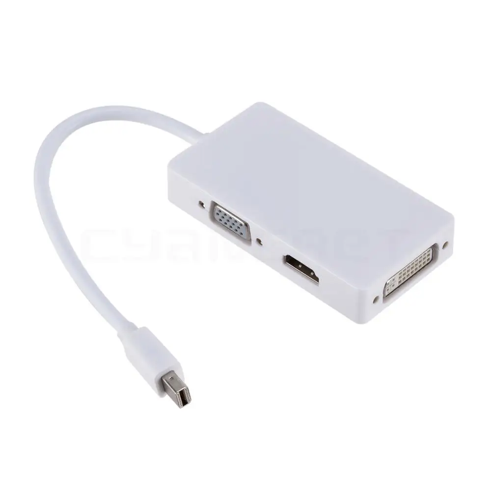 MINI DP TO DVI VGA HDMI 3 in 1-D