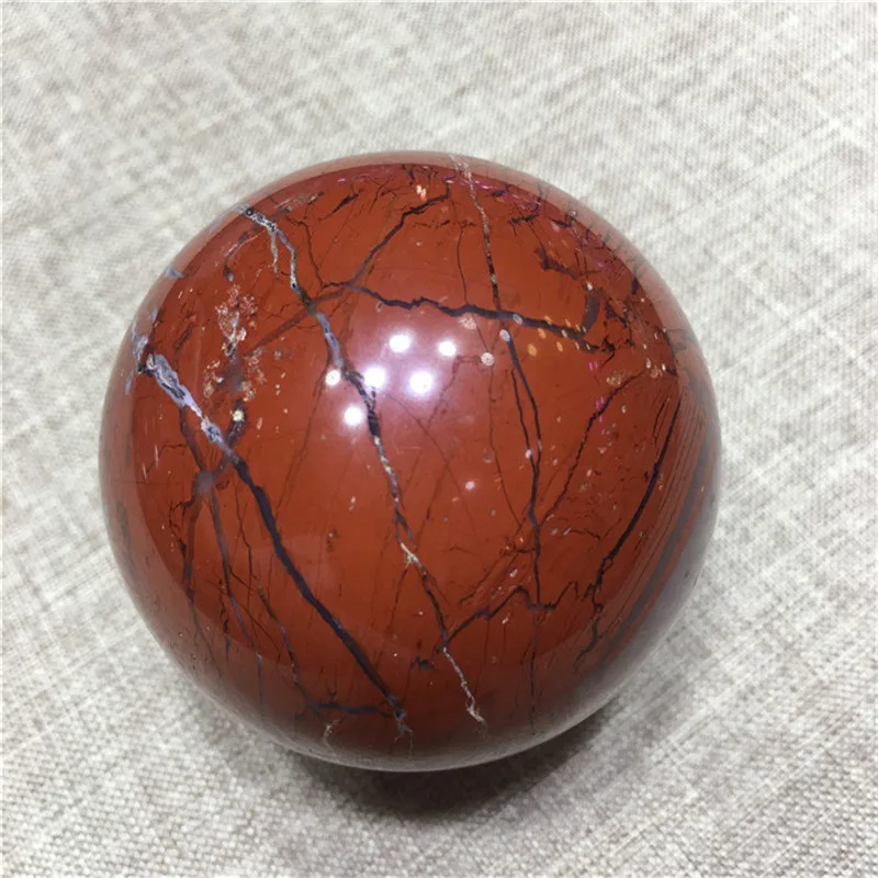 natural red jasper quartz crystal spheres for home decoration