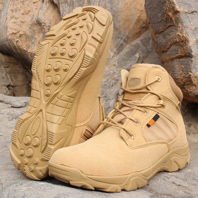 

Men&Women's Military Tactical Hiking Boots Anti-Slip Outdoor Sport Breathable Desert Trekking Climbing Sneakers Mountain shoes