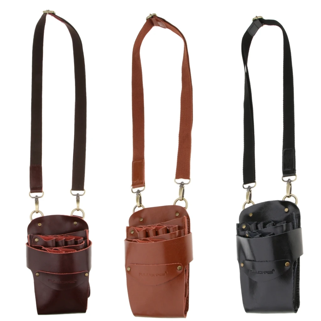 Salon Barber Hair Scissors Bag Hairdressing Pouch Holster Holder Case Tools