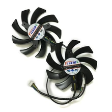 2pcs/lot RX 480/470 Graphics 4Pin 85mm fans 0.35A VGA Cooler Fan For XFX R9 390/390X 8G RX480 RX470 Video Card cooling