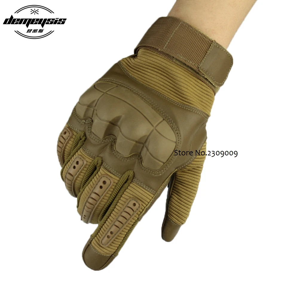 Полный палец Сенсорный экран тактические перчатки Нескользящие армейские военные тактические перчатки Открытый Туризм Велоспорт тренировочные спортивные перчатки