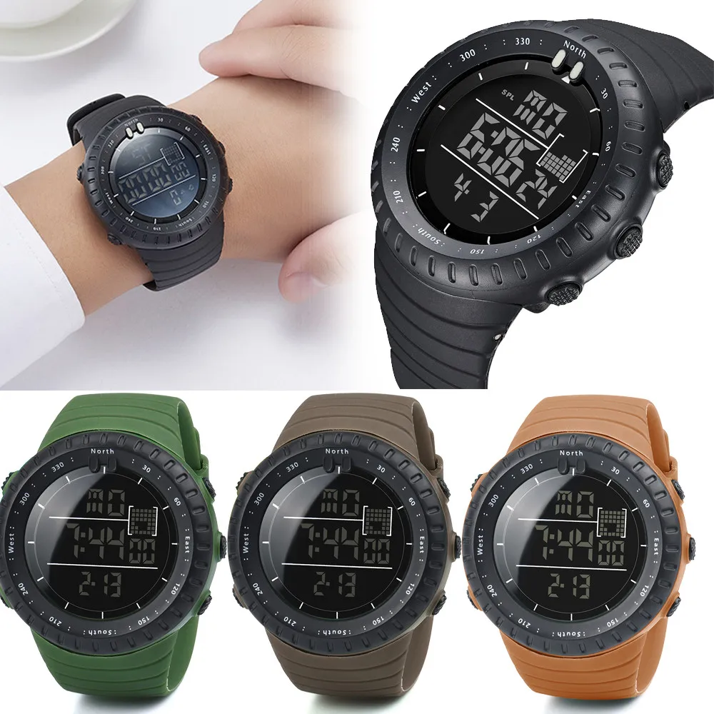 Luxury Watches Chronos Countdown LED Digital Watch Waterproof Date Display Luminous Wristwatch Men's Clock Montre Homme Luxury Watches Chronos Countdown LED Digital Watch Waterproof Date Display Luminous Wristwatch Men's Clock Montre Homme