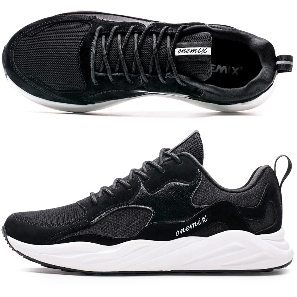 ONEMIX Women Casual Shoes Men Running Shoes Soft High Rebound Outsole Breathable Mesh Trail Trainers Outdoor Sport Sneakers