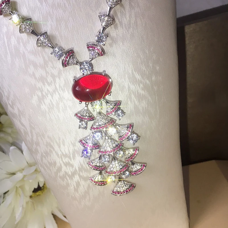 Дизайнерское ожерелье из искусственного циркония 3A|designer necklace|fashion necklacenecklace designer |