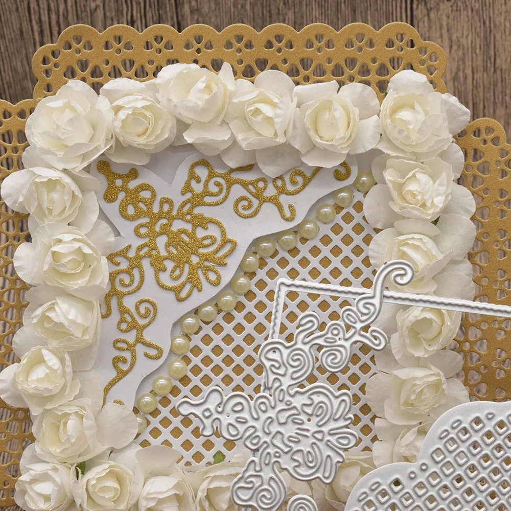 Square Lace Frame Dies Carbon Steel Metal Cutting Dies For Scrapbooking Card Album Decoration Square Lace Frame Dies Carbon Steel Metal Cutting Dies For Scrapbooking Card Album Decoration
