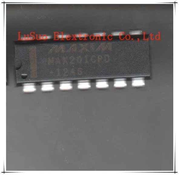 

MAX201CPD MAX201CP MAX201 DIP-14 +5V RS-232 Transceivers with 0.1uF External Capacitors