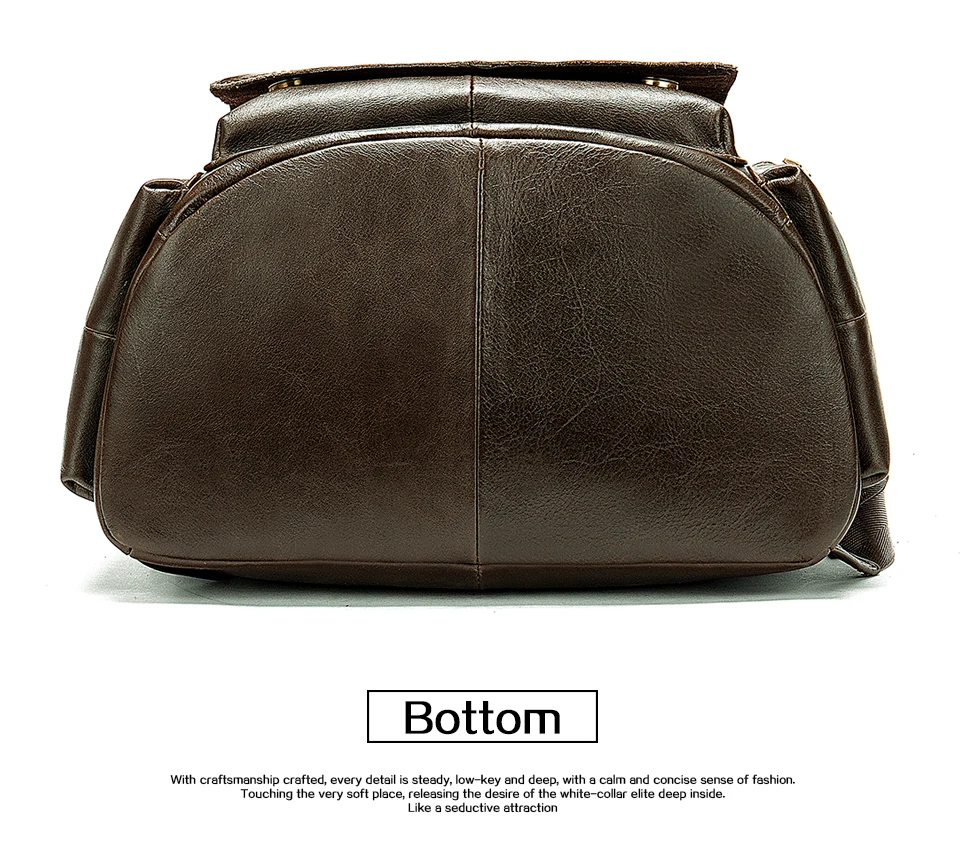 -2_07MVA Men's Anti Theft Backpack for Laptop Waterproof Cowhide Leather Large Capacity Travel Backpacks for Men Boys Bags 3057