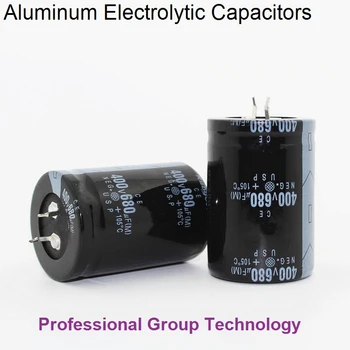 

5pcs AT444 Good quality 400v680uf Radial DIP Aluminum Electrolytic Capacitors 400v 680uf Tolerance 20% size 35x50MM 20%