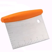 1 шт. из нержавеющей стали скребок для теста пиццы резак для выпечки лопатки для теста помадка украшения торта инструменты кухонные аксессуары