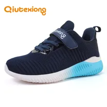 QIUTEXIONG Mesh Children Shoes For Kids Sneaker Boys Shoes Girls Casual Shoes Sport Trainer Running Footwear FlyKnit flexible