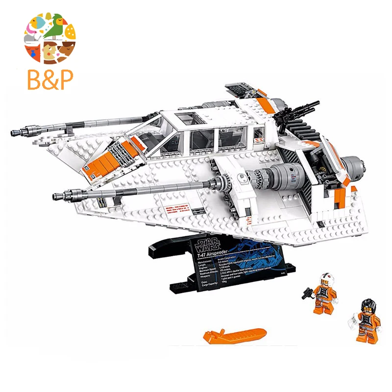 

lepin 10129 Star 1457Pcs Series Wars the Snowspeeder Set Self-Lock Building Blocks Bricks Educational Boy Toys Model Gifts 05084