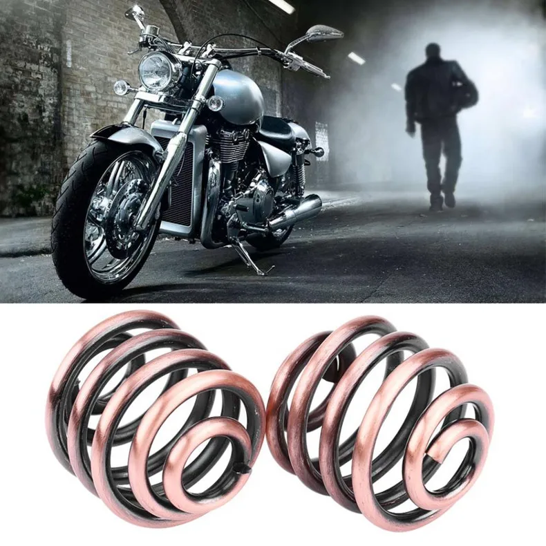 2 шт. рессоры для сидений запчасти мотоциклов ствол Спиральный Solo пружина Harley Chopper