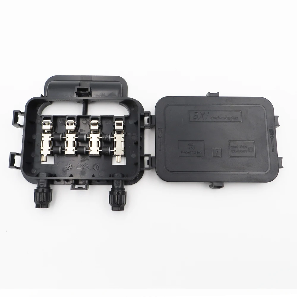 

250W - 350W Solar Junction Box waterproof IP65 for Solar Panel connect PV junction box solar cable connection with diode