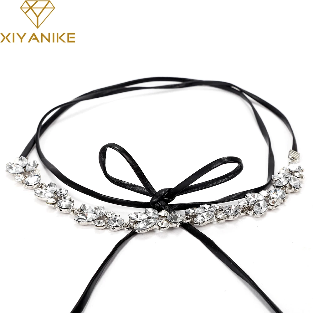 

XIYANIKE 2017 New Arrival Fashion Necklace Zircon Crystal Chokers Necklaces Jewelry for women necklaces & Collier Choker XY-N11