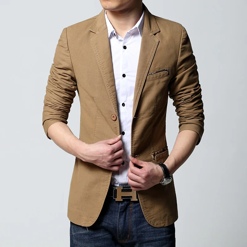 brown blazer men's