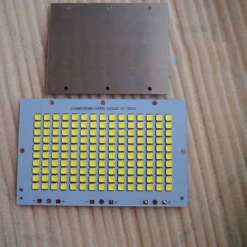 

20W 30W 50W 100W SMD5054 LED Integrated Light Source Lamp Beads Rectangle PCB Aluminum Substrate Plate for Ourdoor Lighting 5pcs