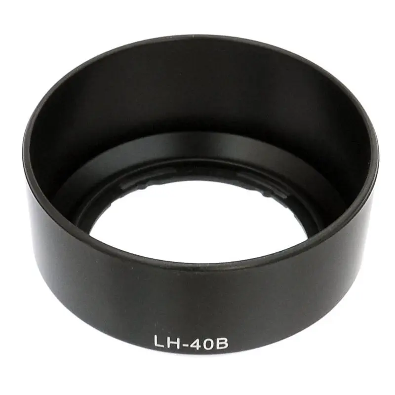 

Bayonet Lens Hood for Olympus M.ZUI KO DIGITAL 45mm f/1.8 Lens, Replaces OLYMPUS LH-40B, Black (LH40B)