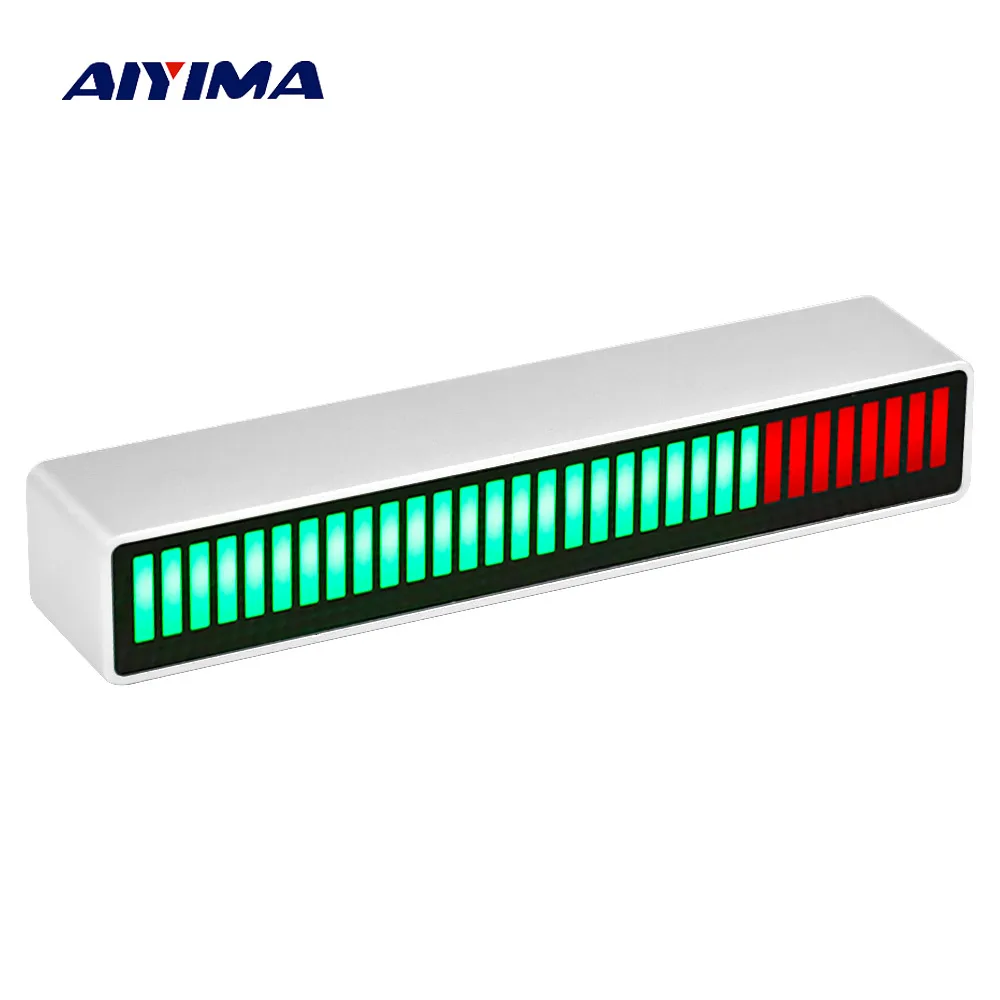 

Aiyima 32 Level Sound Control Level Indicator Mono Audio Music Spectrum Board AGC For MP3 VU Meter Amplifiers Speaker DIY DC5V