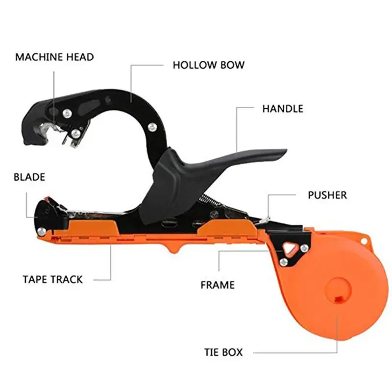 

Garden Tools Grafting Set Planting Tying Tapener Machine Branch Hand Machine Tapener Packing Vegetable Stem Strapping