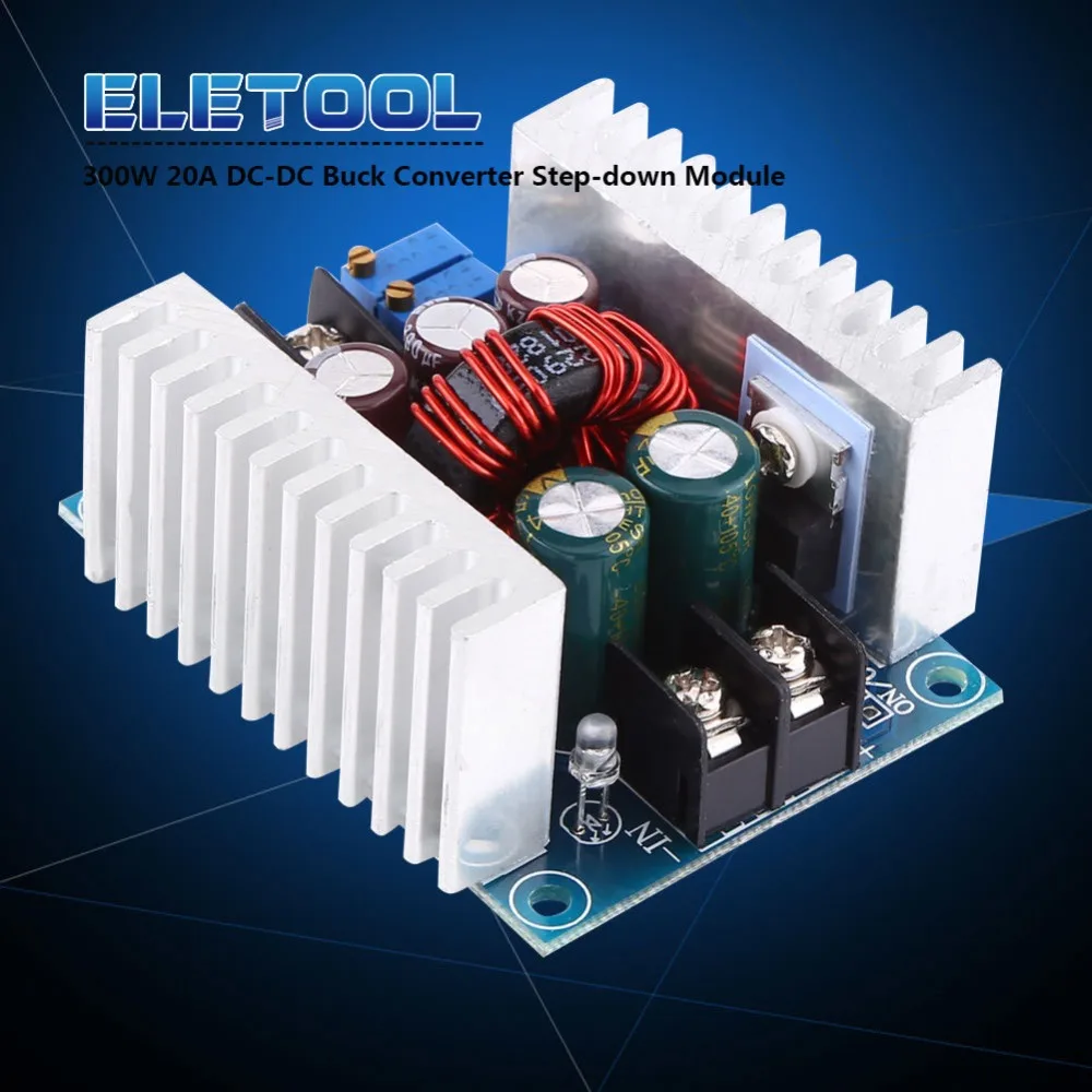 

300W 20A DC-DC Buck Converter Step-down Module Constant Current LED Driver Power Step Down Voltage Module XF30