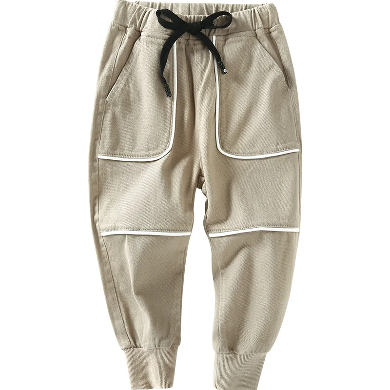 Штаны-шаровары для мальчиков штаны с эластичным поясом для мальчиков на ...