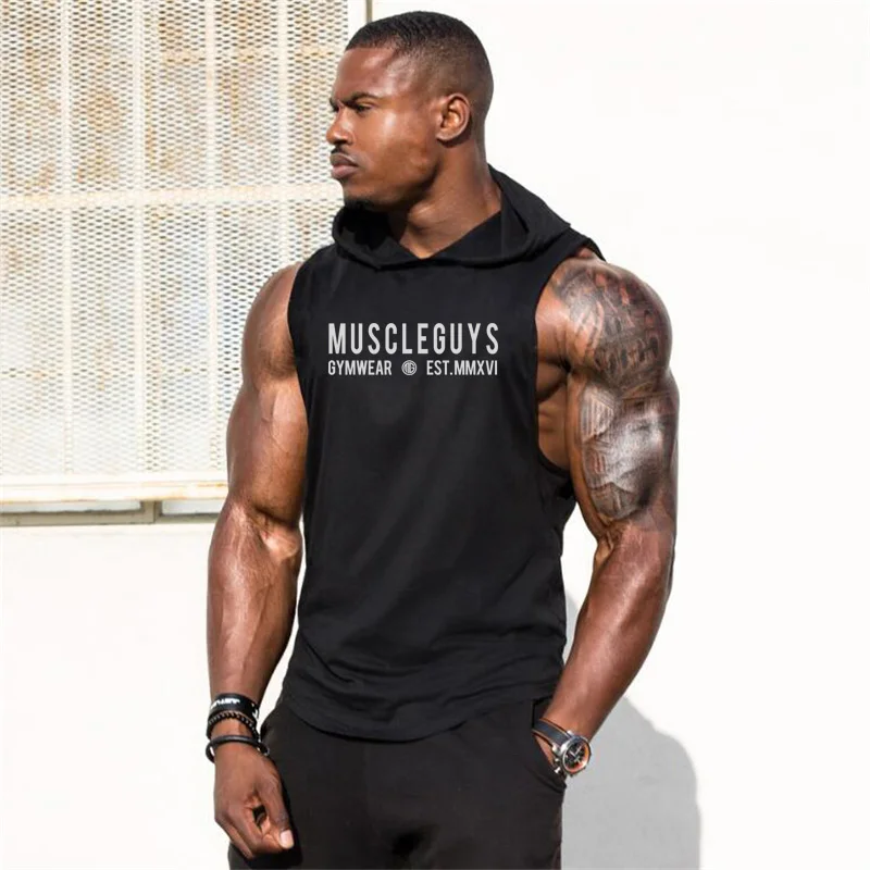 

Bodybuilding Stringer Tank Tops Gyms Stringer Shirt Fitness Tank Top Men Gyms Clothing Cotton Vest