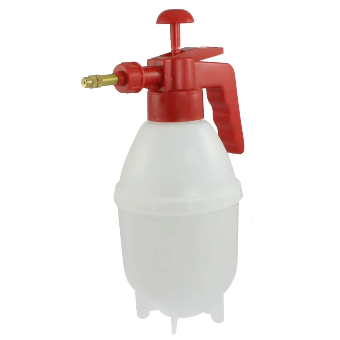 

FJS!Red Handle White Body Plastic Water Spray Bottle Pressurized Sprayer