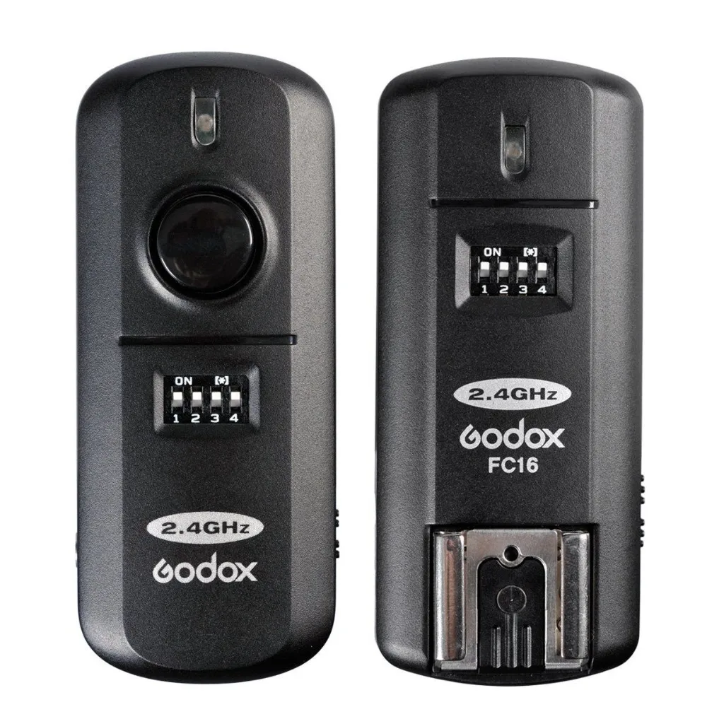 Godox 16 каналов Fc-16 Studio 2,4 ГГц дистанционный беспроводной триггер вспышки с дистанционным затвор для Nikon DSLR камеры