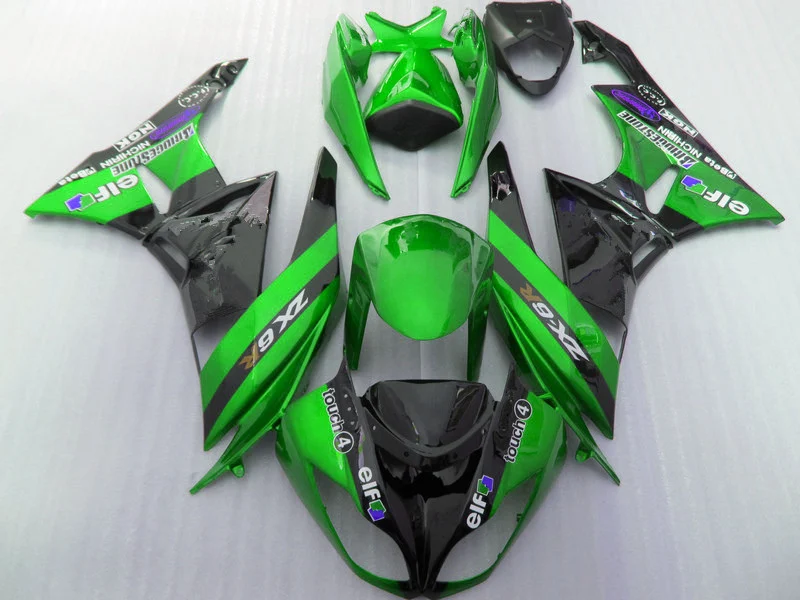 Металлический зеленый ZX6R 2009 2011 2010 обтекатель для Kawasaki ninja Обтекатели ZX 6R 09 10 11