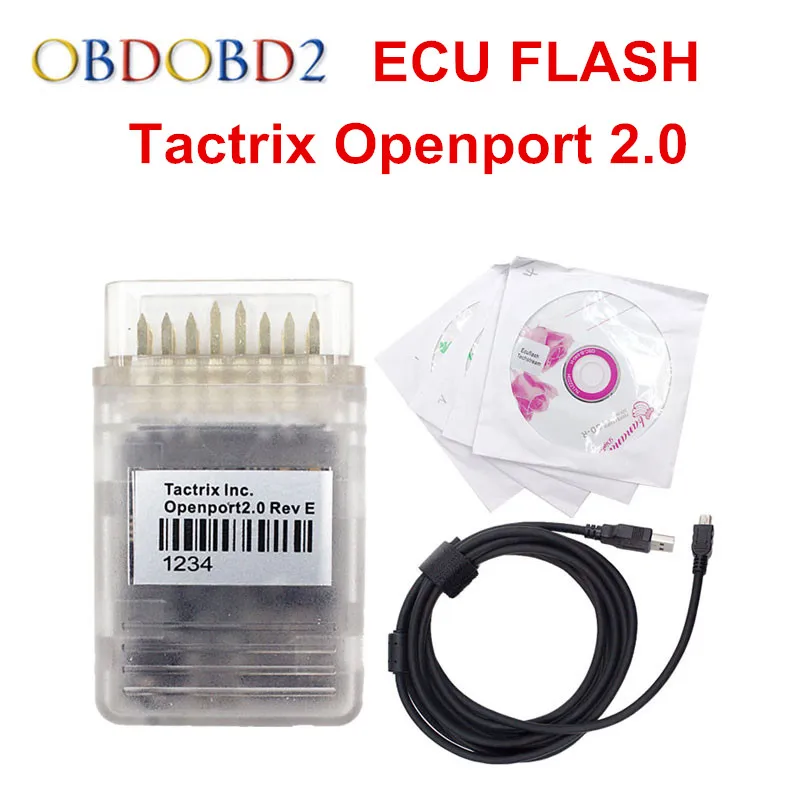 Новейший Tactrix Openport 2,0 с ECU FLASH ECU Чип Tunning Tactrix Openport 2,0 ECUFLASH со всеми SW полный комплект