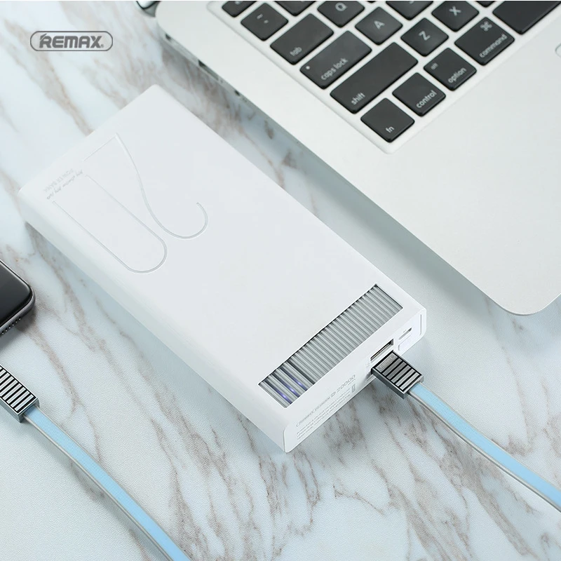 Remax Quick Charge power bank 20000 мАч Dual USB быстрая зарядка портативные внешние аккумуляторы