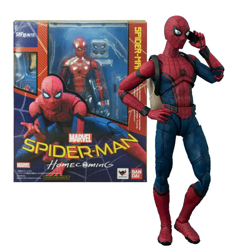 Aliexpress.com : Buy Spiderman Homecoming Action Figure 150mm SHF Anime ... - SpiDerman Homecoming Action Figure 150mm SHF Anime SpiDer Man Homecoming Collectible MoDel Doll Toy
