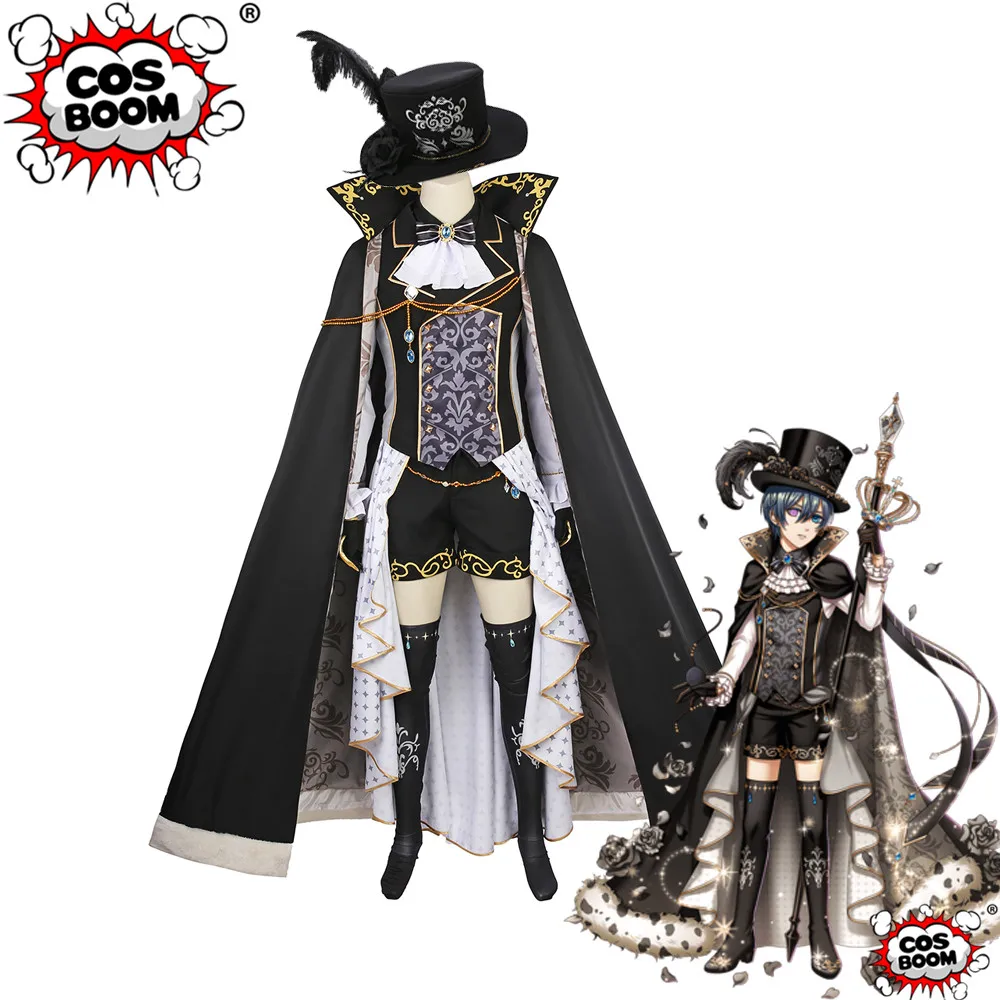

COSBOOM Black Butler Ciel Cosplay Kuroshitsuji Ciel Phantomhive Yume 100 Sun Awakening Black Butler Cosplay Costume