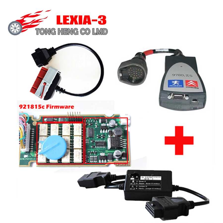 DHL Lexia-3 PP2000 для P-eugeot для C-itroen Diagbox V7.83 LEXIA3 полный чип прошивки 921815C Lexia 3+ PSA 30pin+ S1279