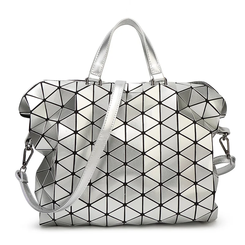 Women Pearl Bag Laser Sac Bags Diamond Lattice Tote Geometry Quilted Women Pearl Bag Laser Sac Bags Diamond Lattice Tote Geometry Quilted Shoulder Foldable Handbags Crossbody In Top Handle From Luggage